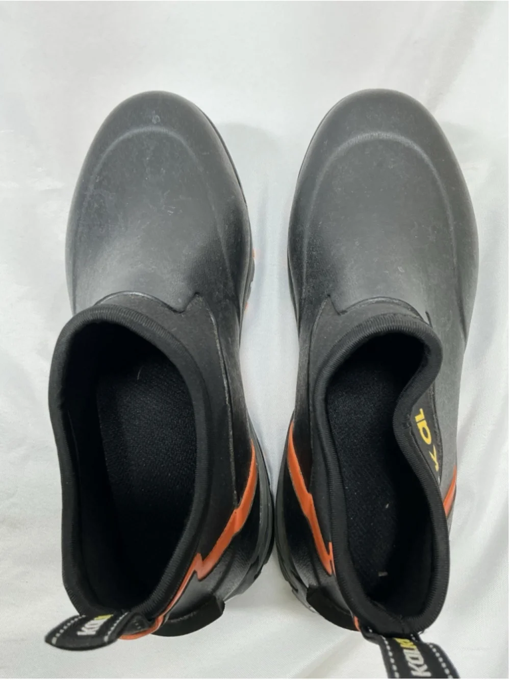 Mens Excellent Kalkal Pull On Waterproof Ankle Boots Size 8 Black Insulated